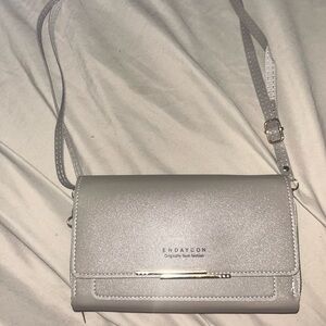 Silver Crossbody Bag
